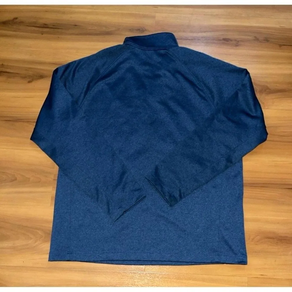 Mens The North Face‎ Half Zip Blue Lightweight Pullover Jacket